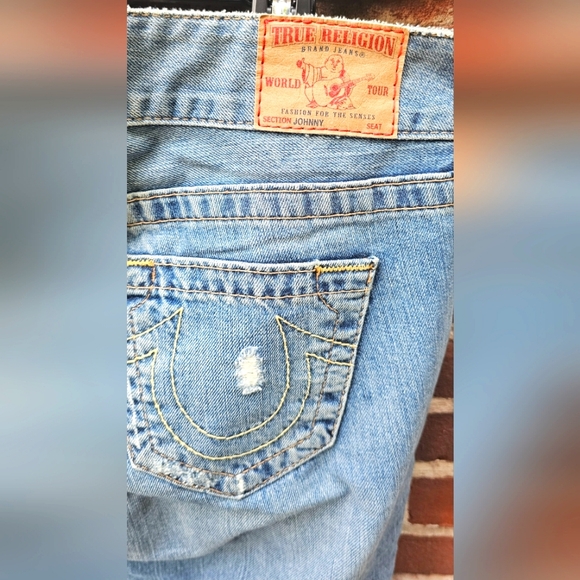 VINTAGE True Religion boot cut low rise Jeans - Picture 4 of 5